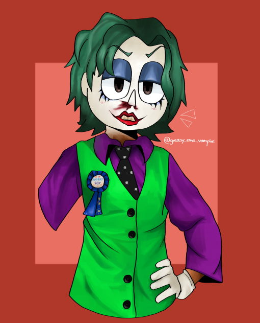 Joker cosplay fanart