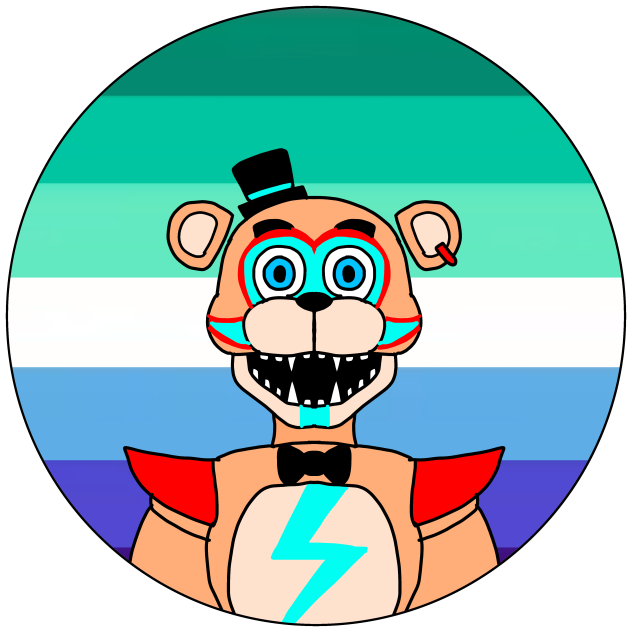 Mlm Gay Glamrock Freddy pfp READ DESC