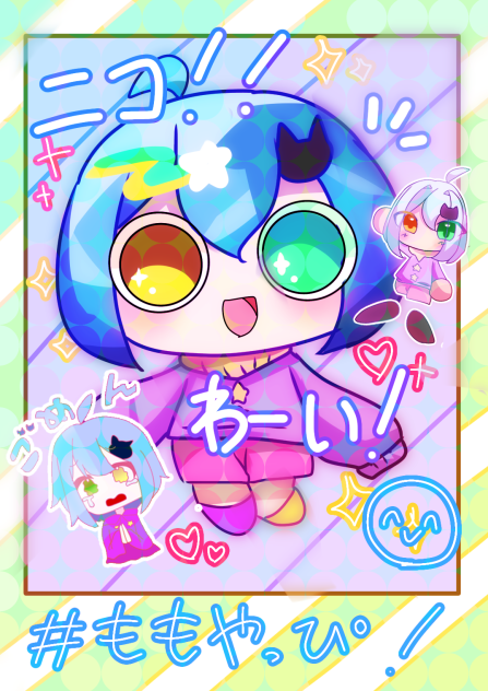 チェキ風 もも玉ちゃん