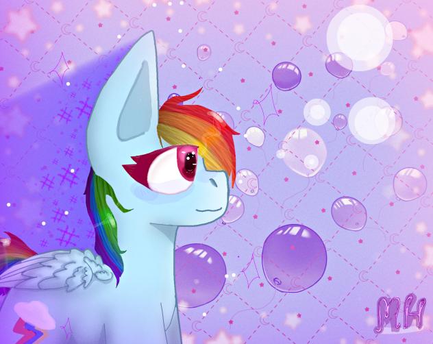 Softie Rainbow Dash 🧋✨💜