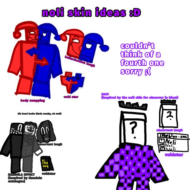 noli skin ideas (mandela skin chopped)😭