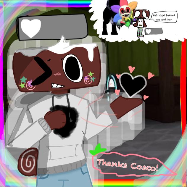 Cosmo be giving toons his heart lolz