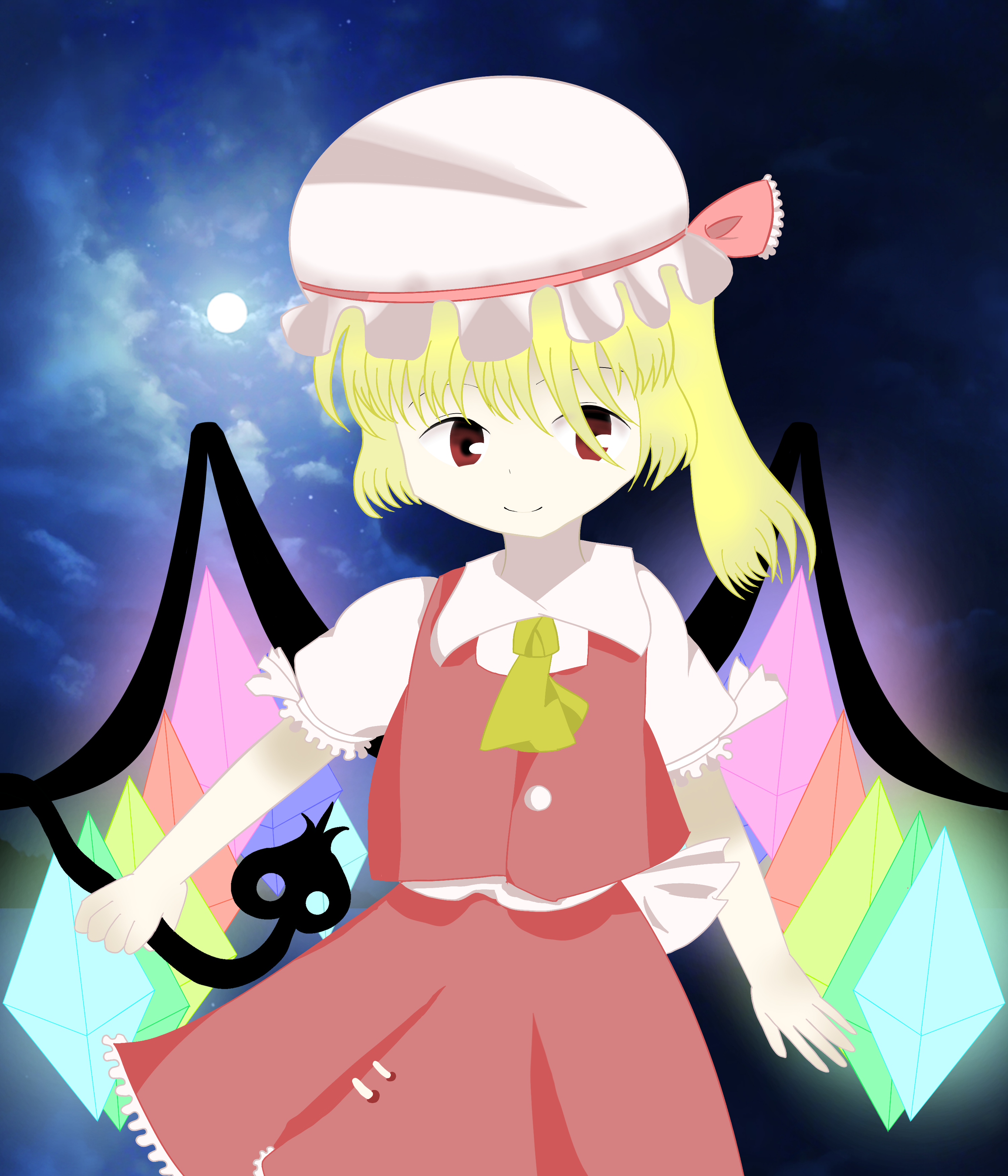 光るフランドール・スカーレットの羽 - ibisPaint