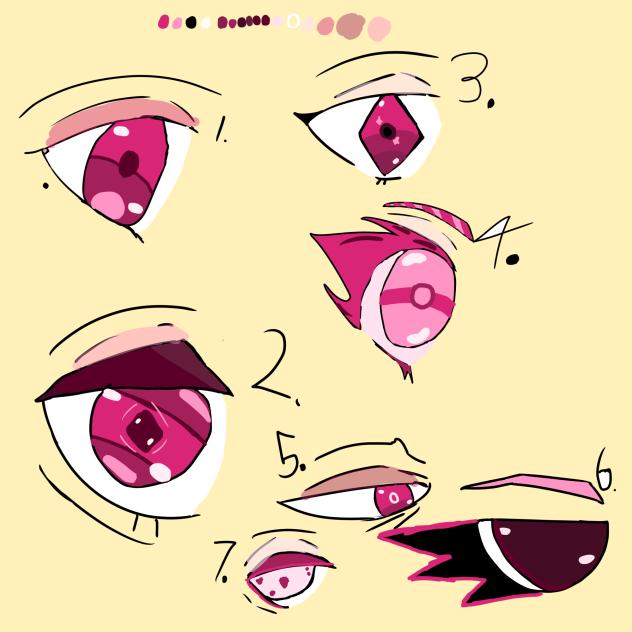 One layer eye challenge pink