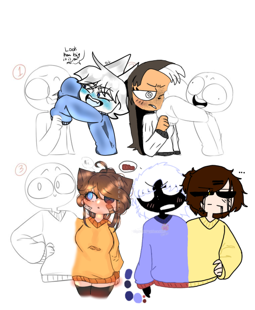 Sweater collab - ibisPaint