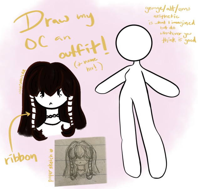 Draw My OC An Outfit!!