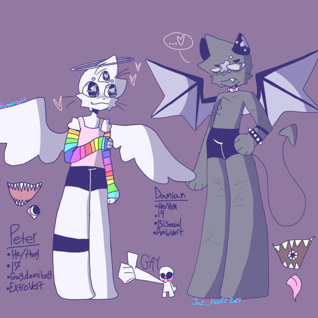 New gay ocs [they're gay together =3]