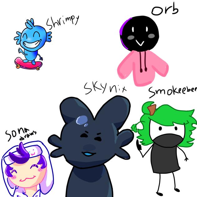 Fanart of some of my favorite YouTubers