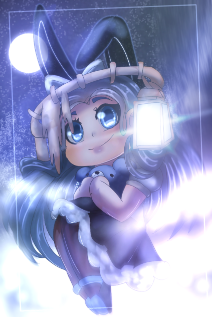 Moonlit ghost