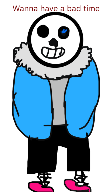 bad time sans - ibisPaint