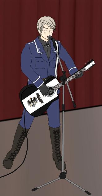 [MMD] Prussia plays Prussian guitar