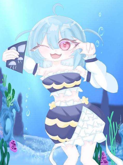 クラゲの自撮り