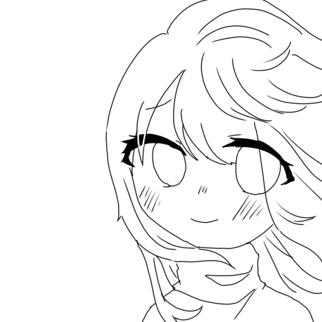 また会えたね 〈線画〉