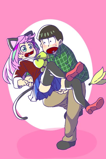 チョロ松とにゃーちゃん Ibispaint