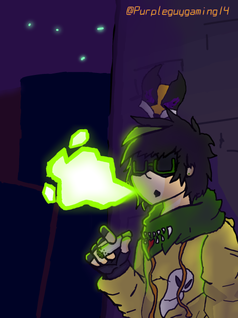 Owl crossed over with Garcello from fnf