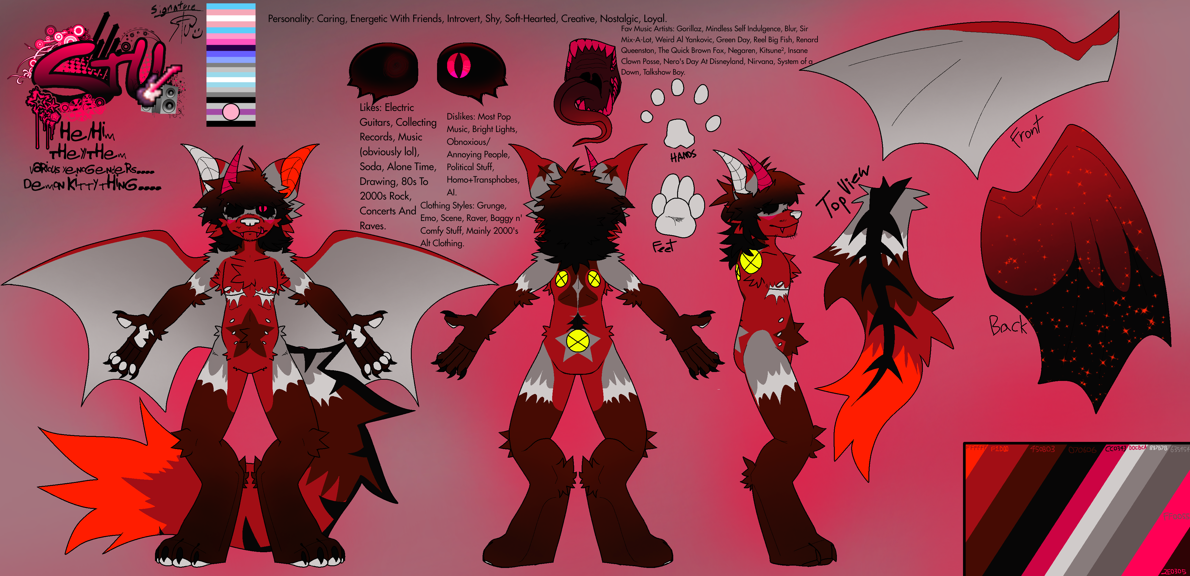 fursona ref sheet... ..... - ibisPaint