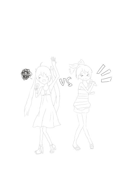 hatsune mike kagamine rin