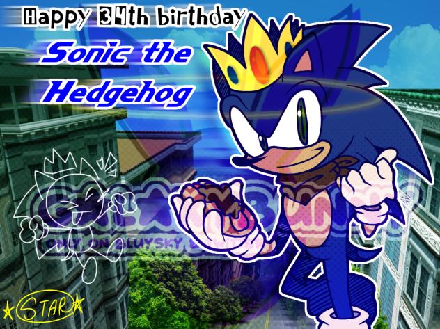 Happy birthday Sonic the Hedgehog