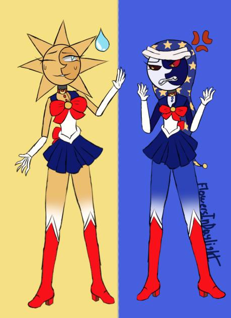 Sun and Moon + Sailor Moon