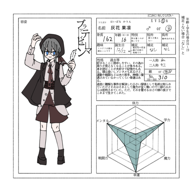 キャラ募ですね!!