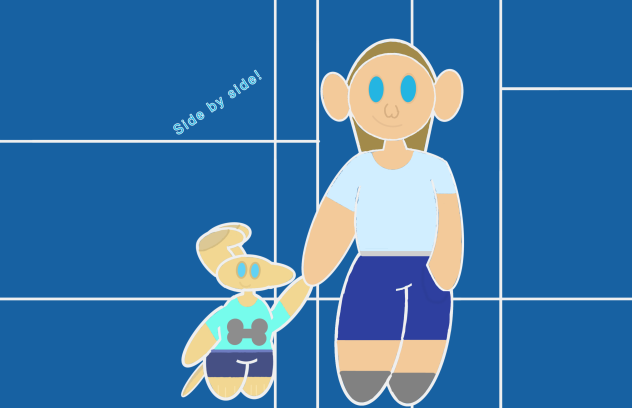 Side by side comparison