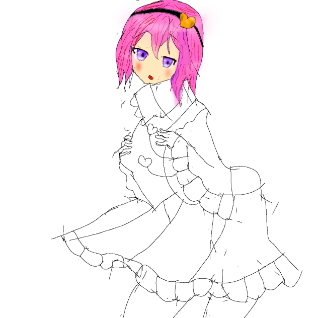 練習の描きかけの模写