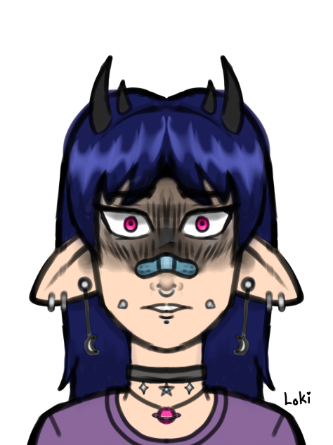 new style OC yay😁