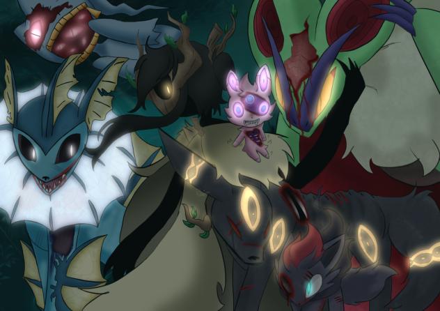 My PKM Team But Horror