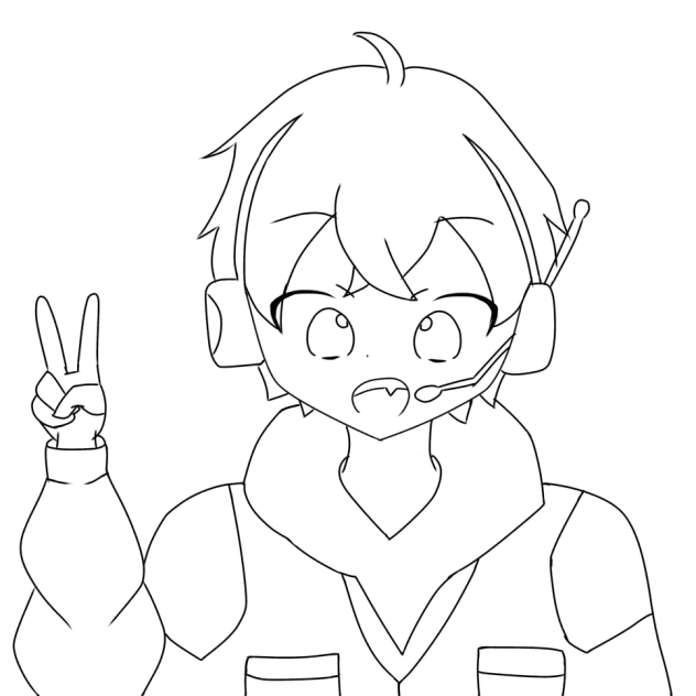 【塗り絵】シャークん