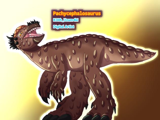 Pachycephalosaurus - Paleoart;