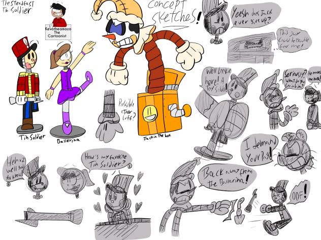 Steadfast tin soldier concept sketches