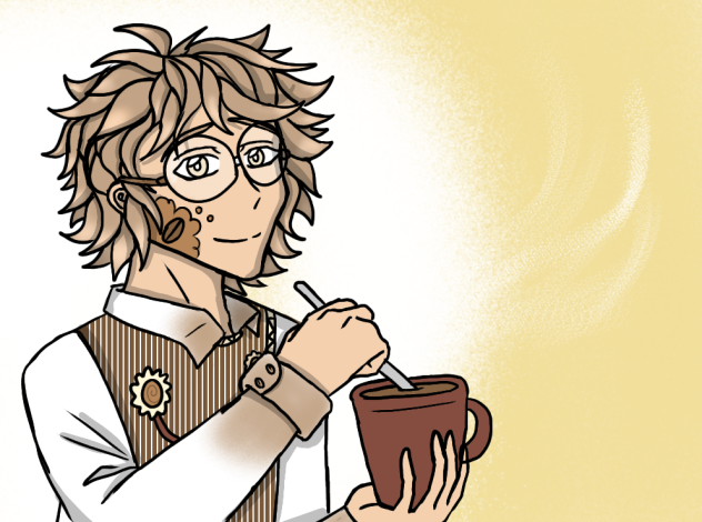 my new oc, Clifton! ☕☕