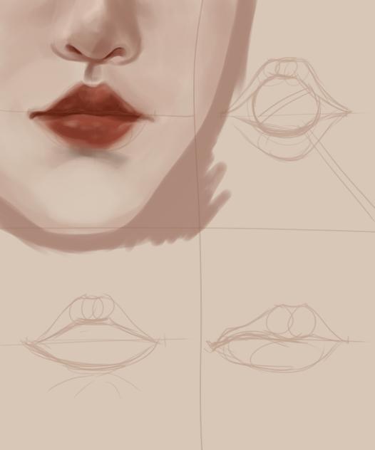 Belajar Menggambar Bibir Part 1