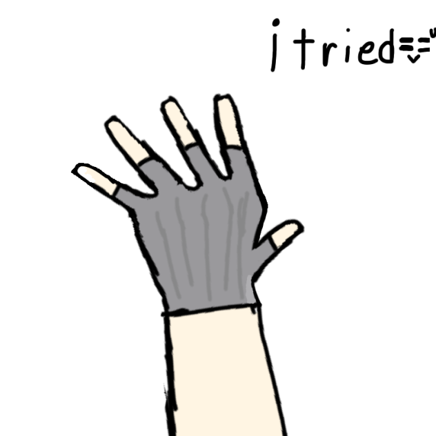 I tried detailed hands