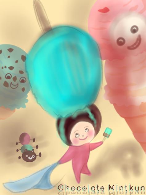 チョコミントくん
