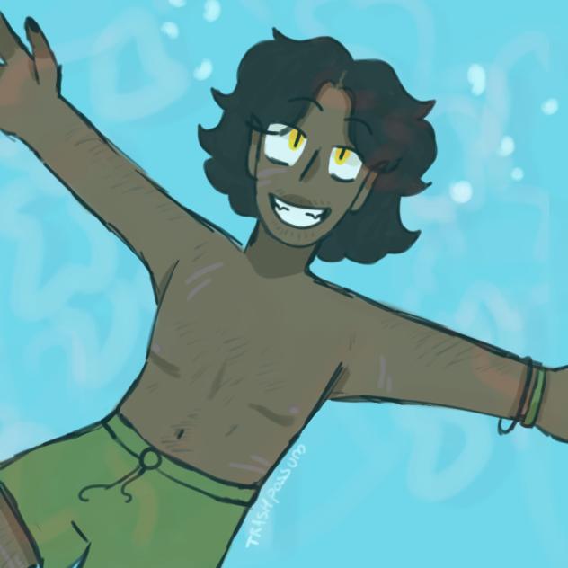 Holden in the Pool