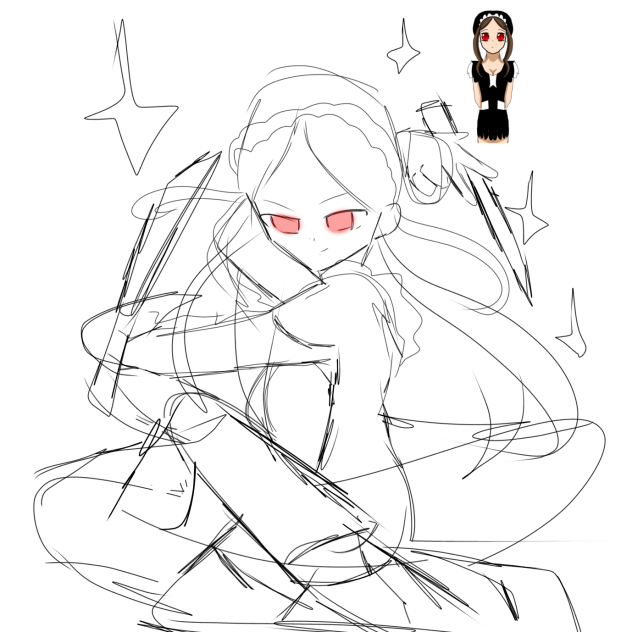old sketch to new maid