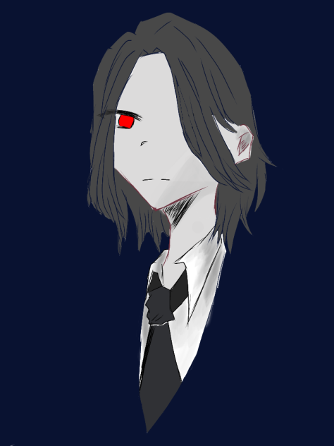 黒髪ロングのマイキー