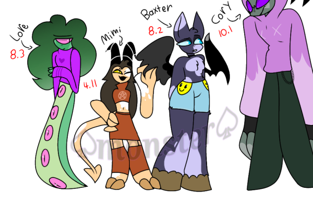 new hazbin oc's
