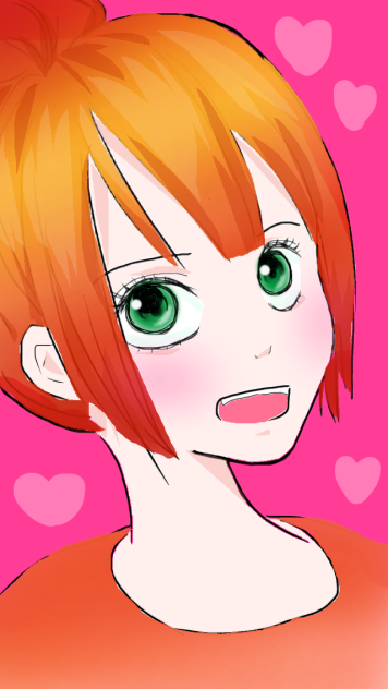 ドキンちゃんを擬人化したかった。。