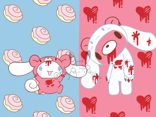 Cinnamoroll x Gloomy Bear