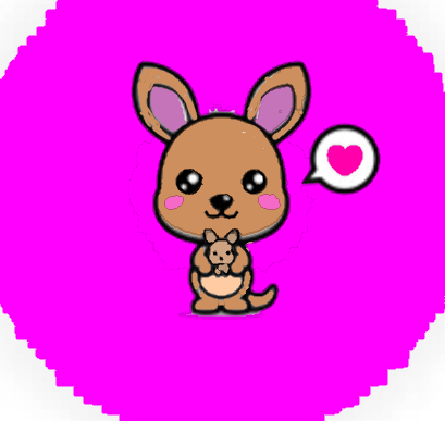 Kangaroo and joey