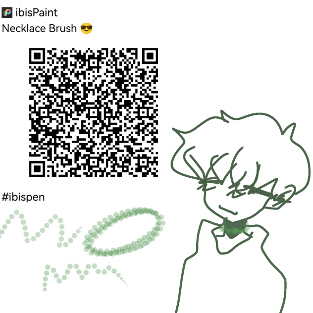 Dot or necklace brush thingy dats cool