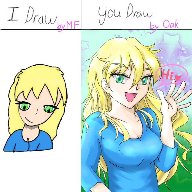 I draw, You draw. with MFさん - ibisPaint