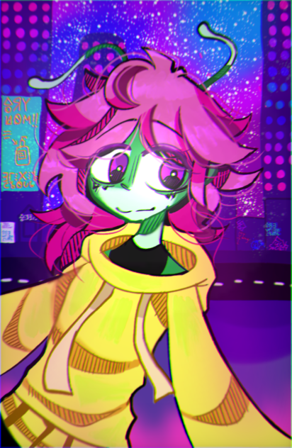 The alien in alien city