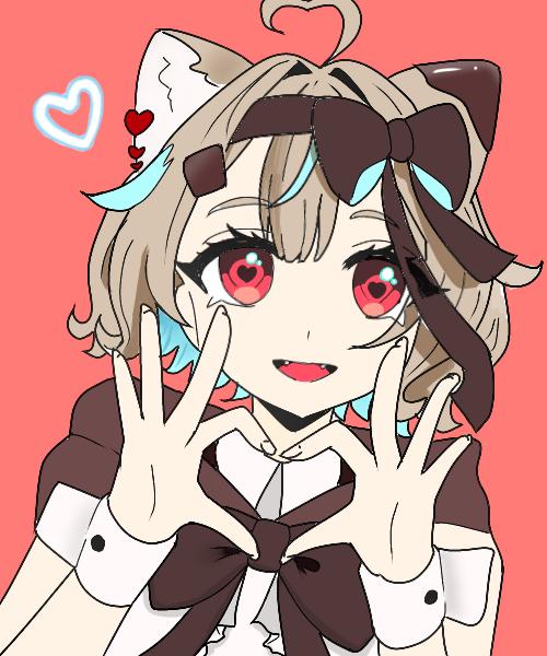 けいニゃんさん の線画塗らせて頂きました！