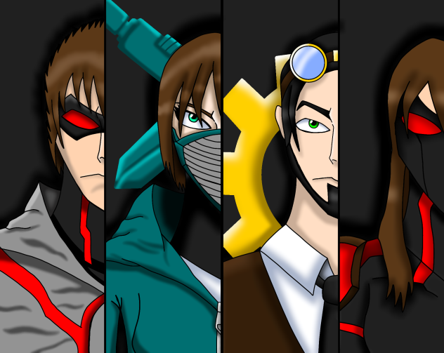 R.A and his team(Protagonist Characters)