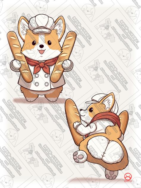 コーギーのパン屋さん