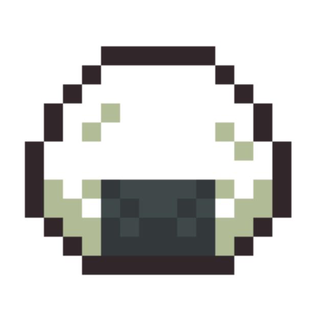 rice ball pixel - ibisPaint