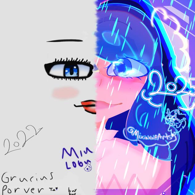 remake of something I did in 2022💜 - ibisPaint